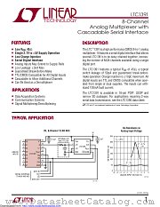 LTC1391CGN#TRPBF datasheet pdf Linear Technology