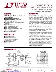 LTC1407AHMSE#TRPBF datasheet pdf Linear Technology