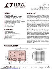 LTC1412IG#TRPBF datasheet pdf Linear Technology