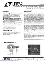 LTC1483IS8#TRPBF datasheet pdf Linear Technology