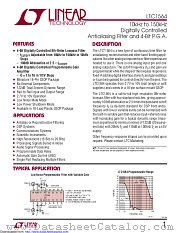 LTC1564IG#PBF datasheet pdf Linear Technology