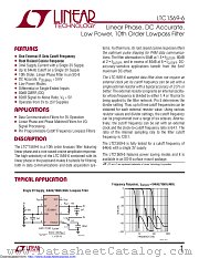 LTC1569IS8-6#TRPBF datasheet pdf Linear Technology