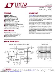 LTC1605CG#TRPBF datasheet pdf Linear Technology