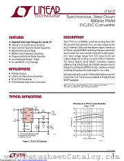 LT1612ES8#TR datasheet pdf Linear Technology