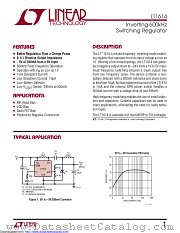 LT1614CMS8#TRPBF datasheet pdf Linear Technology