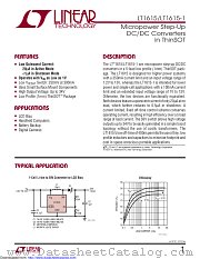 LT1615IS5 datasheet pdf Linear Technology