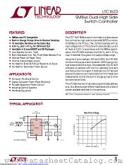 LTC1623CMS8#TRPBF datasheet pdf Linear Technology
