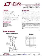 LT1634BIS8-2.5#TR datasheet pdf Linear Technology