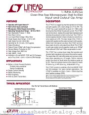 LT1637CS8#TRPBF datasheet pdf Linear Technology