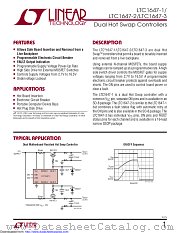 LTC1647-2IS8#TRPBF datasheet pdf Linear Technology