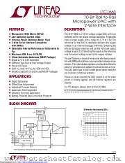 LTC1663IMS8#TRPBF datasheet pdf Linear Technology