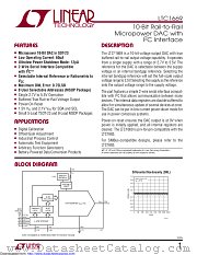 LTC1669-8IMS8#TRPBF datasheet pdf Linear Technology