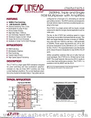 LT1675CMS8-1#PBF datasheet pdf Linear Technology