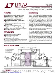 LTC1702IGN#TRPBF datasheet pdf Linear Technology