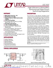 LTC1707IS8#TR datasheet pdf Linear Technology