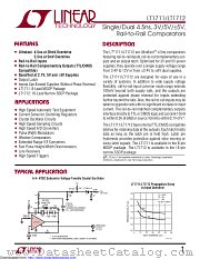 LT1711IMS8#TR datasheet pdf Linear Technology