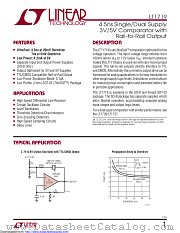 LT1719CS6#TRPBF datasheet pdf Linear Technology