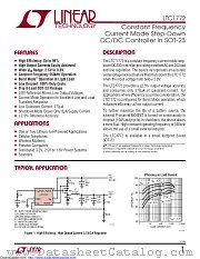 LTC1772IS6#TRPBF datasheet pdf Linear Technology