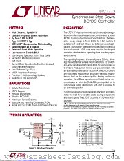 LTC1773EMS#TRPBF datasheet pdf Linear Technology