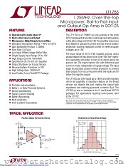 LT1783IS6#TRMPBF datasheet pdf Linear Technology