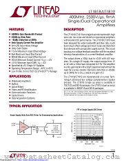 LT1818IS5#TRMPBF datasheet pdf Linear Technology