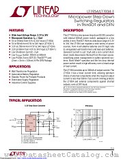 LT1934IDCB-1#TRPBF datasheet pdf Linear Technology
