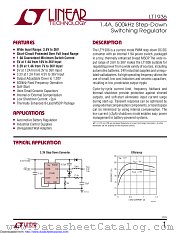 LT1936EMS8E#TRPBF datasheet pdf Linear Technology