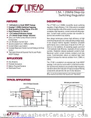 LT1961EMS8E datasheet pdf Linear Technology