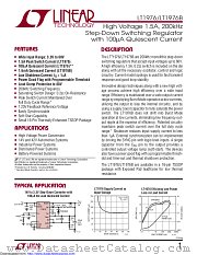 LT1976BEFE#TR datasheet pdf Linear Technology