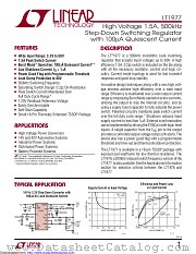 LT1977EFE#TR datasheet pdf Linear Technology