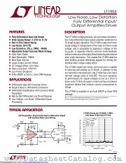 LT1994CDD datasheet pdf Linear Technology