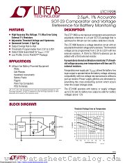 LTC1998CS6#TRMPBF datasheet pdf Linear Technology