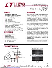 LTC2050HVCS6#TRM datasheet pdf Linear Technology