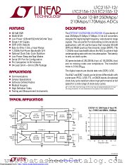 LTC2156IUP-12#TRPBF datasheet pdf Linear Technology