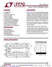LTC2158CUP-12#TRPBF datasheet pdf Linear Technology