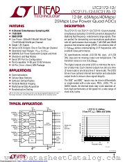 LTC2172IUKG-12#PBF datasheet pdf Linear Technology