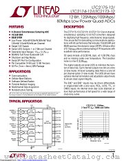 LTC2174CUKG-12#PBF datasheet pdf Linear Technology