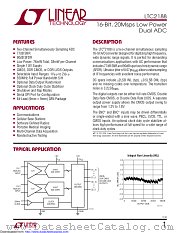 LTC2188IUP#TRPBF datasheet pdf Linear Technology