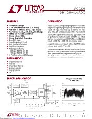 LTC2201IUK#TRPBF datasheet pdf Linear Technology