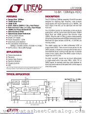 LTC2208IUP#TR datasheet pdf Linear Technology