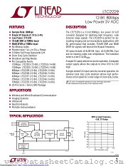 LTC2229IUH datasheet pdf Linear Technology