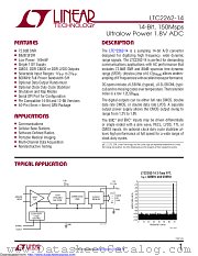 LTC2262IUJ-14#TRPBF datasheet pdf Linear Technology