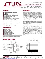 LTC2263CUJ-12#TRPBF datasheet pdf Linear Technology