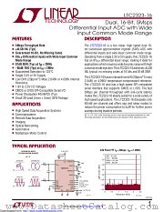 LTC2323HUFD-16#TRPBF datasheet pdf Linear Technology