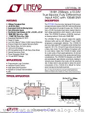 LTC2336IMS-18#PBF datasheet pdf Linear Technology