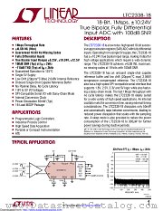 LTC2338HMS-18#TRPBF datasheet pdf Linear Technology