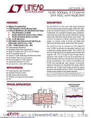 LTC2372-16 datasheet pdf Linear Technology