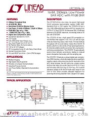 LTC2376CDE-16#TRPBF datasheet pdf Linear Technology