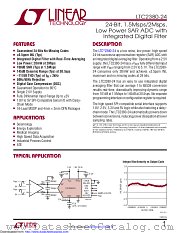 LTC2380CDE-24#PBF datasheet pdf Linear Technology