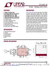 LTC2387IUH-18#TRPBF datasheet pdf Linear Technology